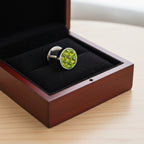 Donelle nemesacél fülbevaló zöld