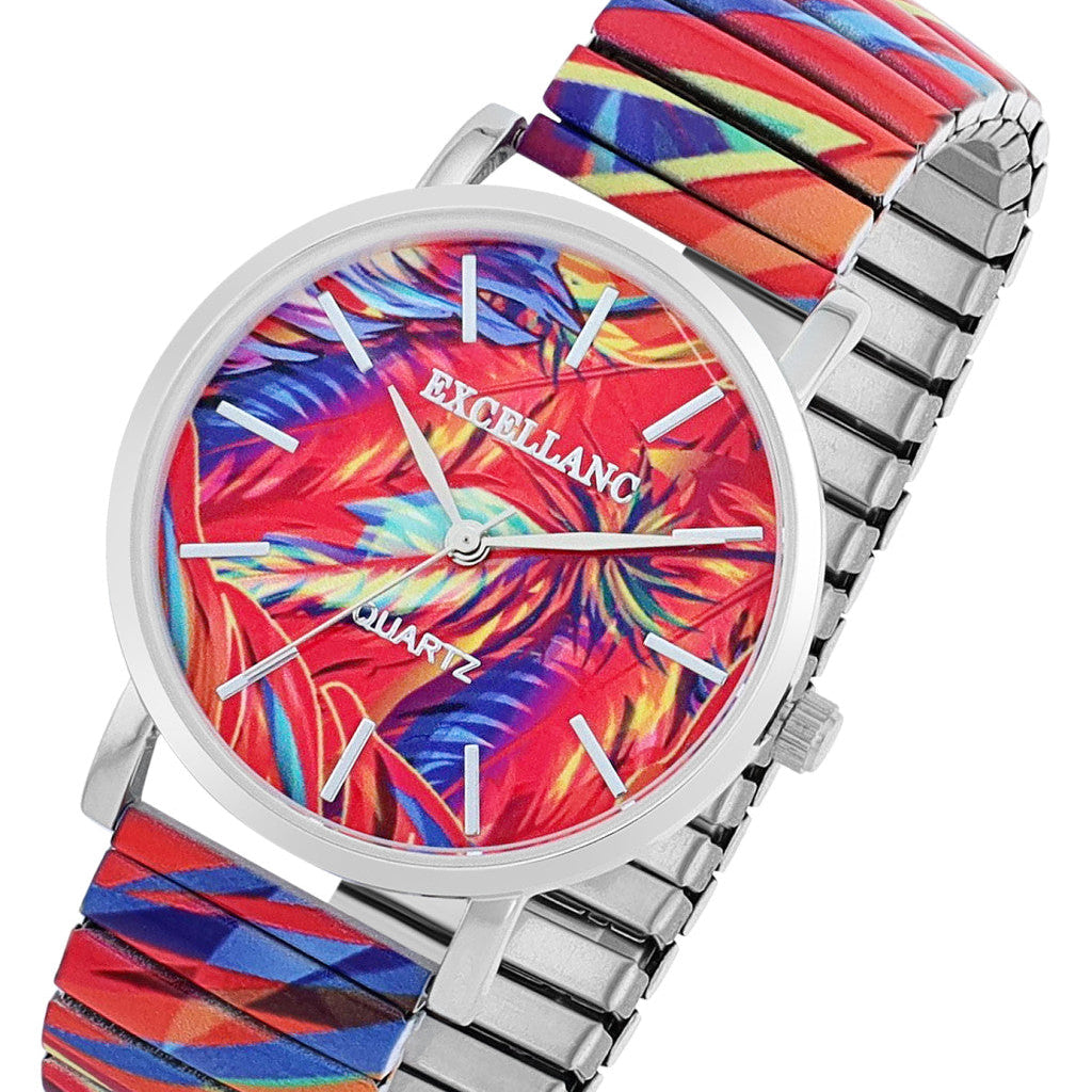 Excellanc női karóra nemesacél rugós szíjjal 029