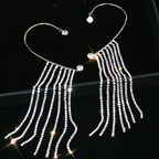 Mathilde lógó kristályos füldísz jobb fülre