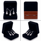 Smoon Soraya ékszer szett whitegold-pink