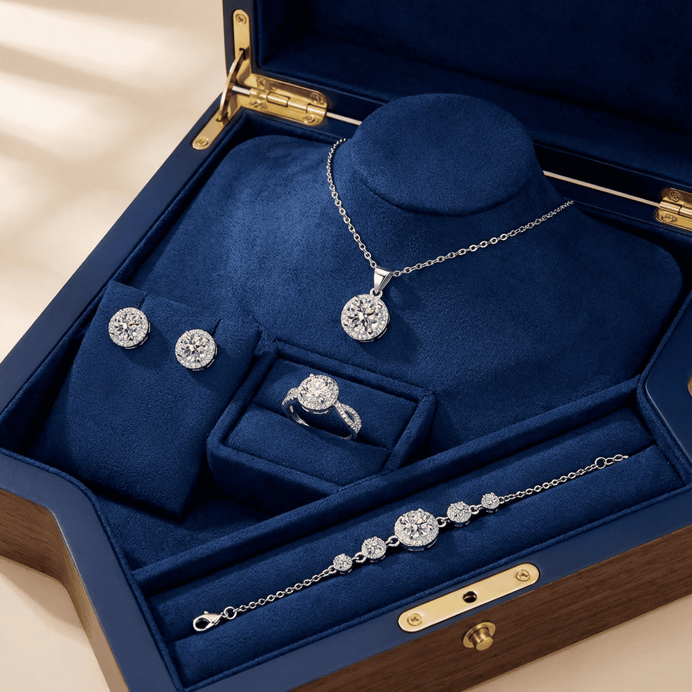 Smoon Melaris ékszer szett whitegold