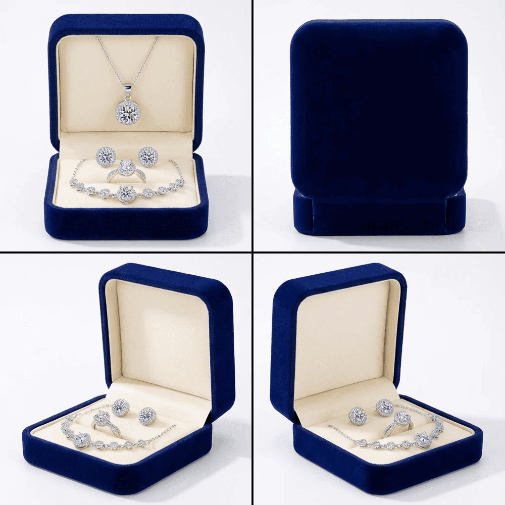 Smoon Melaris ékszer szett whitegold