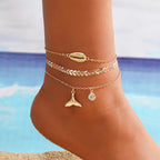 Smoon delfin uszonyos bokalánc szett gold