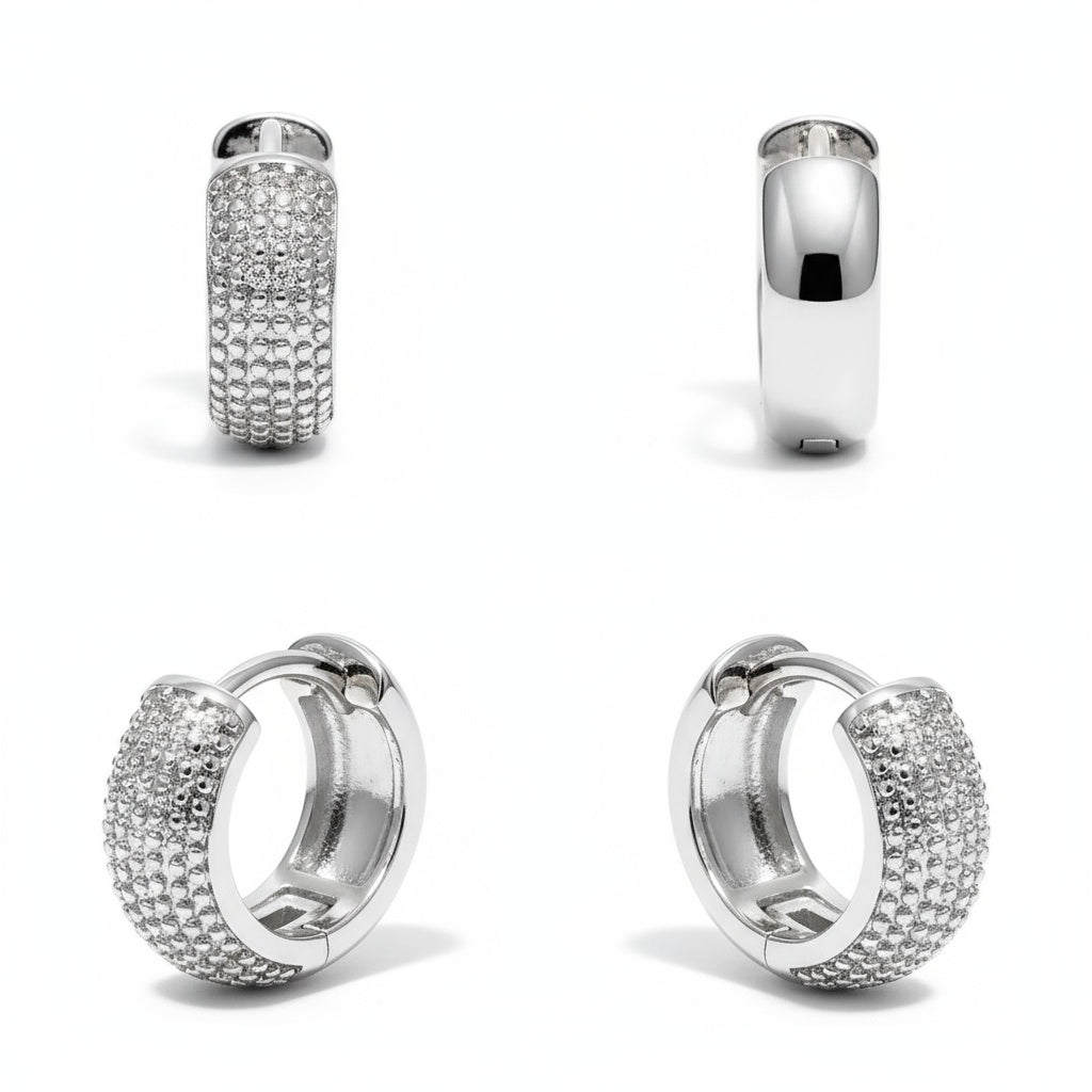 Abigail fülbevaló whitegold