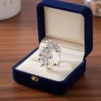 Ezüstös bogyós gyűrű