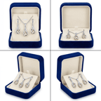 Smoon Soraya ékszer szett whitegold-pezsgő