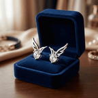 Angyalszárnyak fülbevaló whitegold