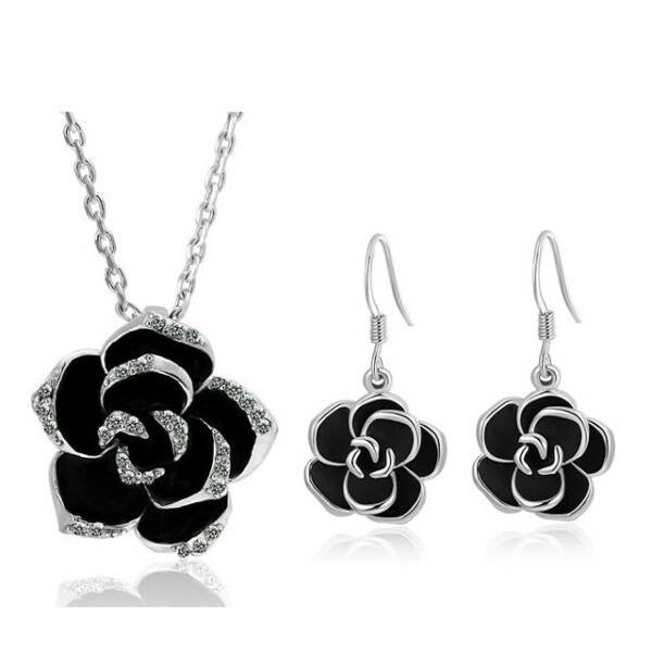 Rózsás szett whitegold