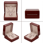 Constanza ékszer szett whitegold-pink