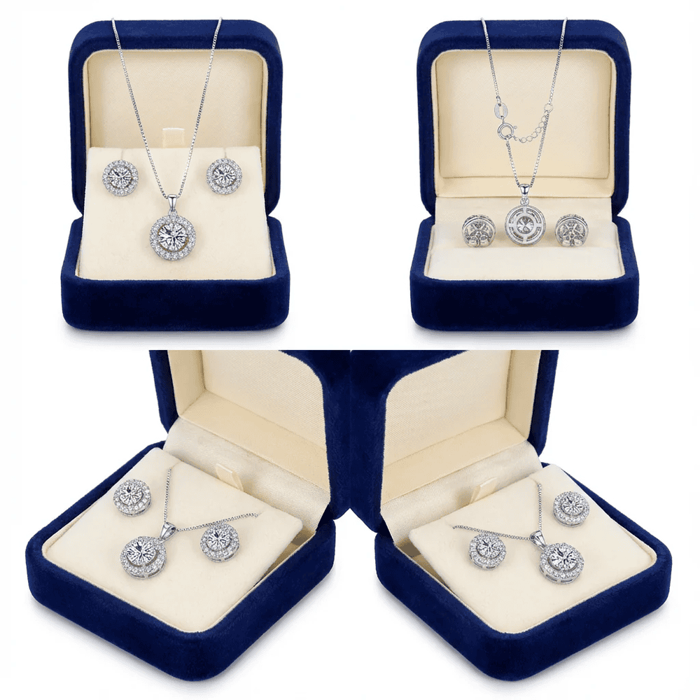 Smoon Jolienne ékszer szett whitegold