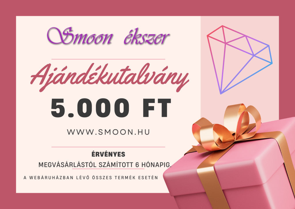Ajándékutalvány 5.000 Ft
