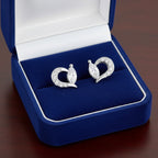 Fülecske kristály fülbevaló whitegold