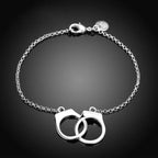 Ezüstös bilincs karkötő