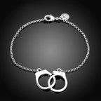 Ezüstös bilincs karkötő