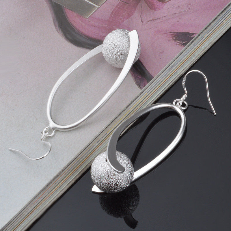 Lyna ezüstös női fülbevaló