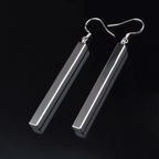 Ezüstös pálca fülbevaló