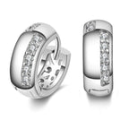 Lisette elegáns kis karika fülbevaló whitegold