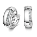 Lisette elegáns kis karika fülbevaló whitegold