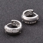 Lisette elegáns kis karika fülbevaló whitegold