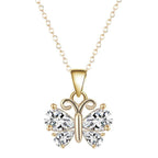Pillangó kristályos nyaklánc