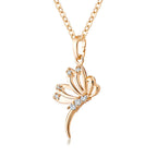 Butterfly kristályos nyaklánc