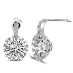 Lorna beszúrós elegáns fülbevaló whitegold