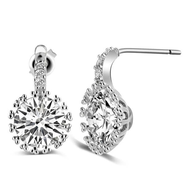 Lorna beszúrós elegáns fülbevaló whitegold