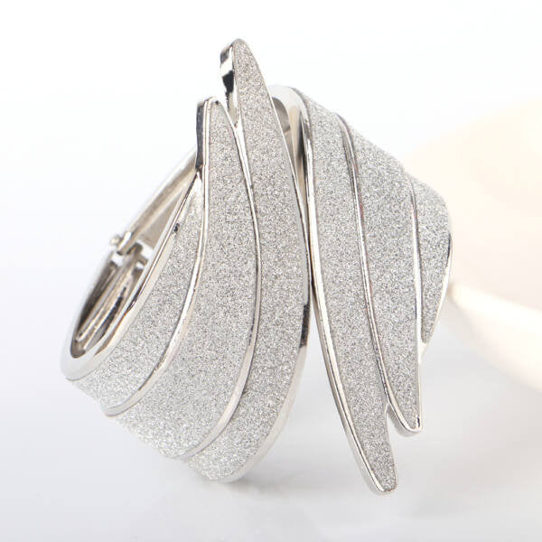 Madárszárny karperec whitegold