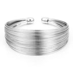 Ezüstszálak karperec