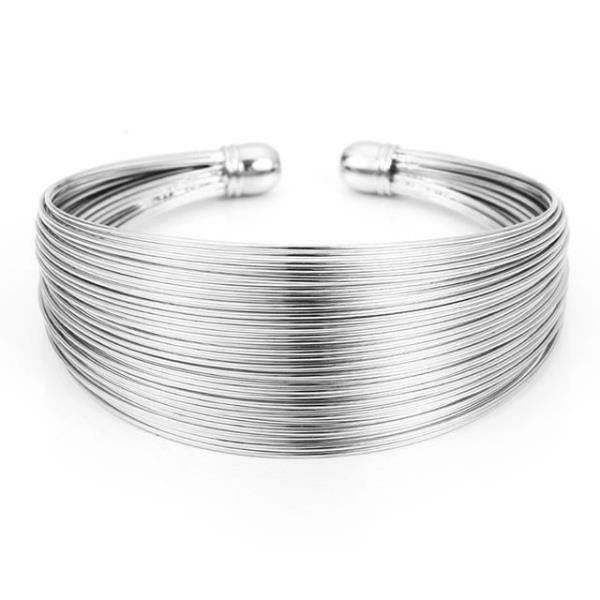 Ezüstszálak karperec