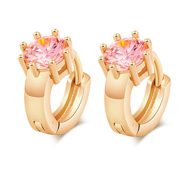 Kis karikán rószaszín virág gold