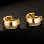 Jacqueline exkluzív kis karika fülbevaló gold