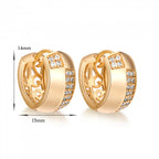 Jacqueline exkluzív kis karika fülbevaló gold