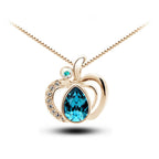 Alma medálos nyaklánc gold-kék