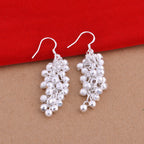 Charline ezüstös női fülbevaló