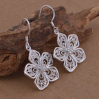 Clementine ezüstös női fülbevaló