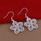 Clementine ezüstös női fülbevaló