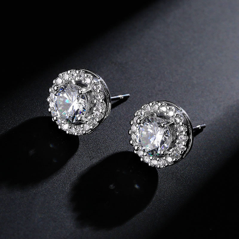 Andrea női fülbevaló whitegold