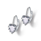 Kapcsos szív fülbevaló