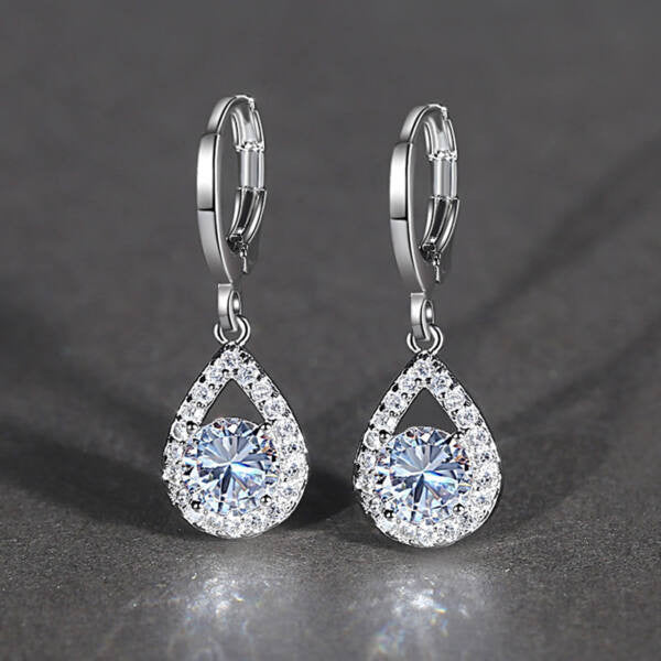 Ceria csepp kristályos fülbevaló