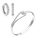 Autumn rózsás karkötő +fülbevaló szett