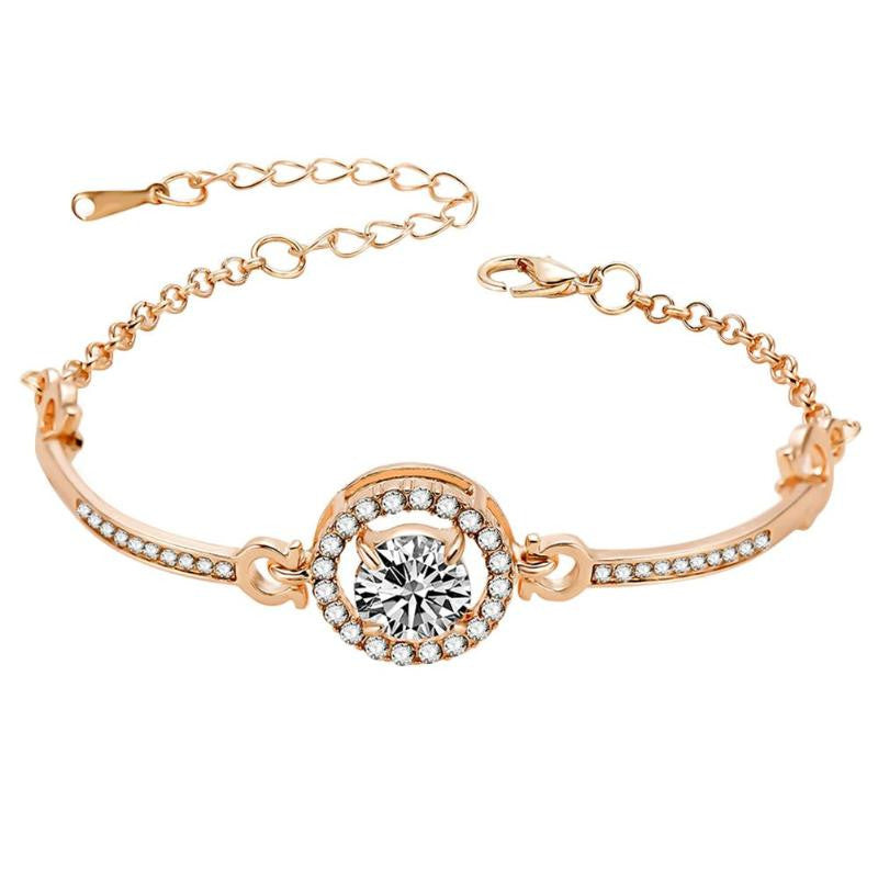 Körben kristály karkötő