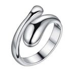 Extravagáns ezüstös női ékszer szett