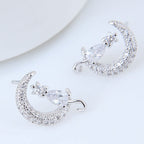 Amélie cicás női fülbevaló whitegold