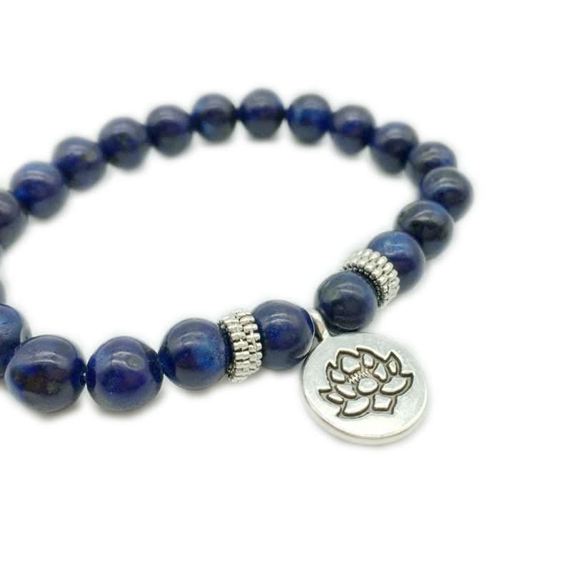 Line lapis lazuli női karkötő