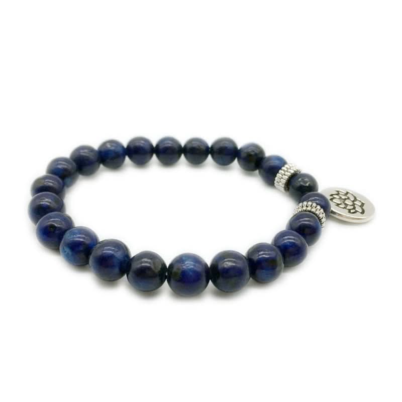 Line lapis lazuli női karkötő