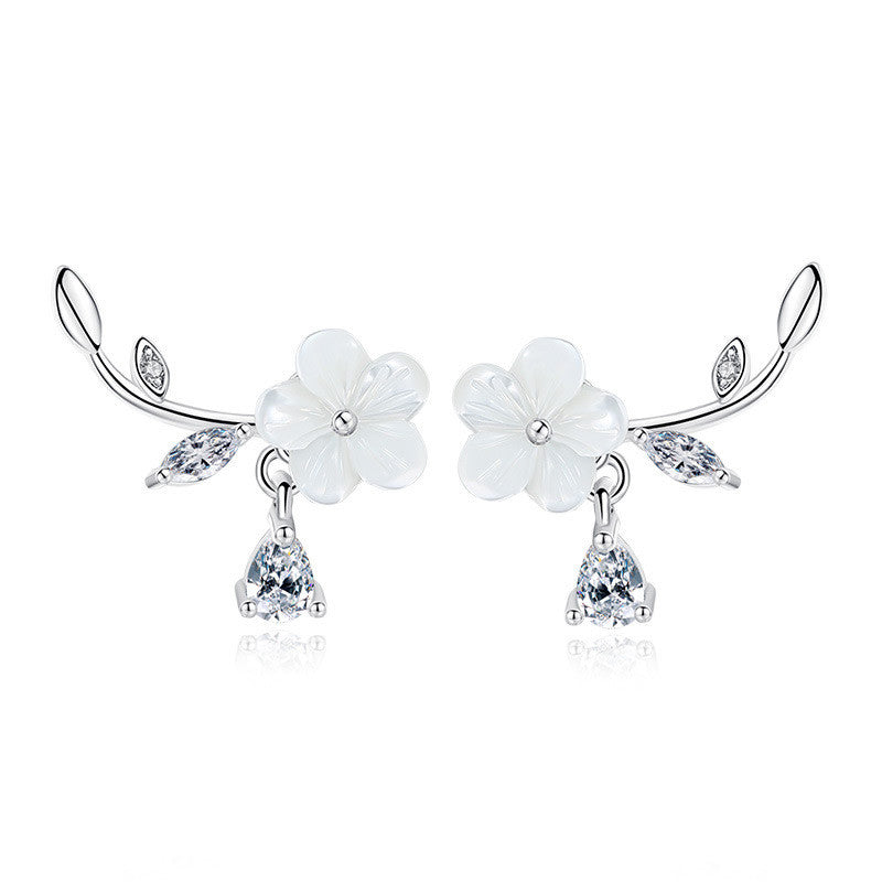 Lilia női fülbevaló whitegold