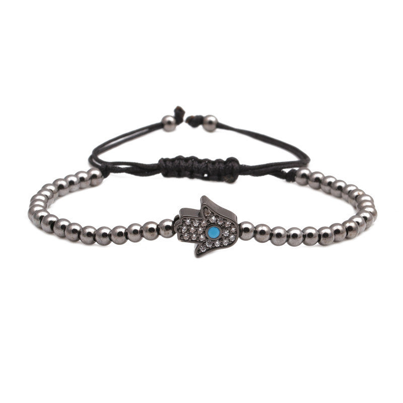 Bogyós Hamsza karkötő sötét