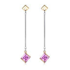 Contessa fülbevaló gold-pink