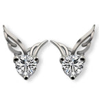 Angyalszárnyak fülbevaló whitegold